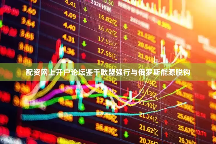 配资网上开户论坛鉴于欧盟强行与俄罗斯能源脱钩