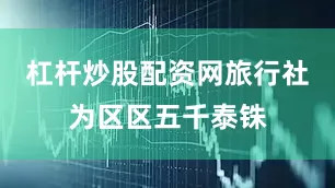 杠杆炒股配资网旅行社为区区五千泰铢